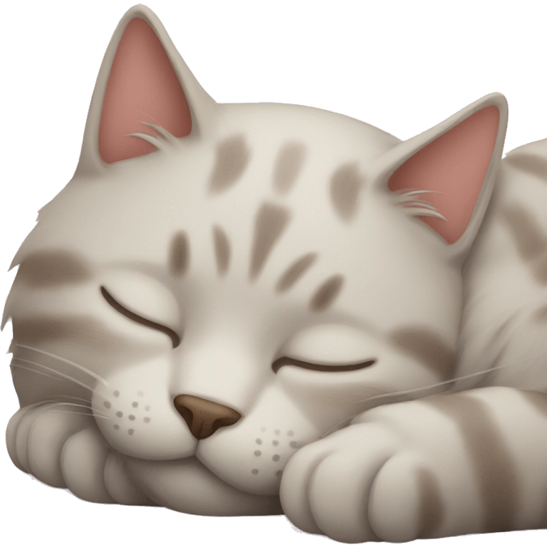 Cat sleep emoji