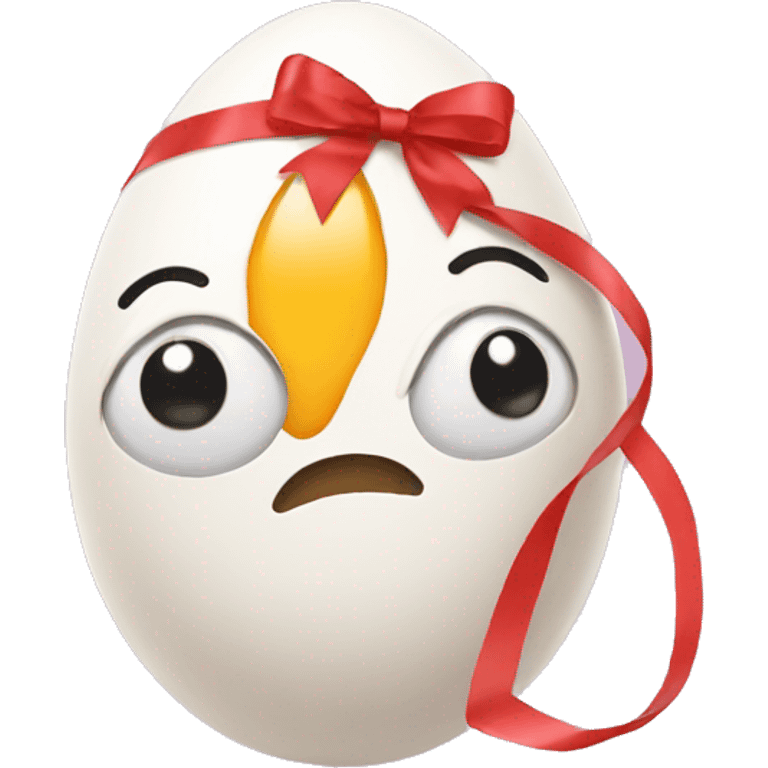 egg with ribbon emoji