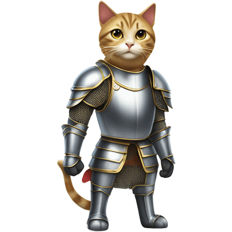 The knight cat emoji