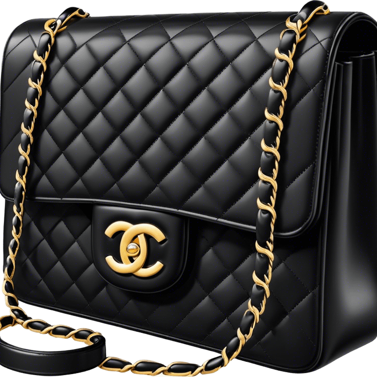 Chanel Classic Flap Bag Black emoji