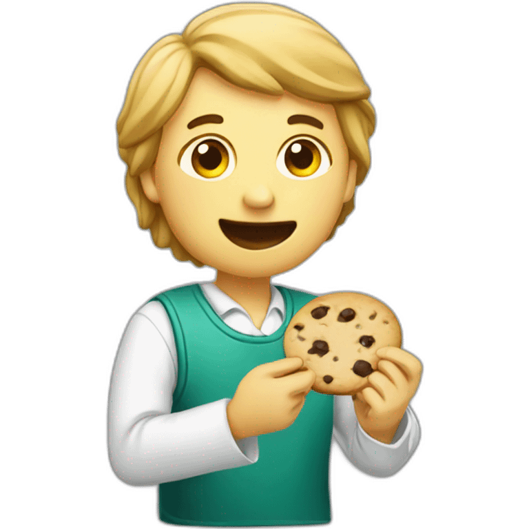 apprentice eats cookie emoji