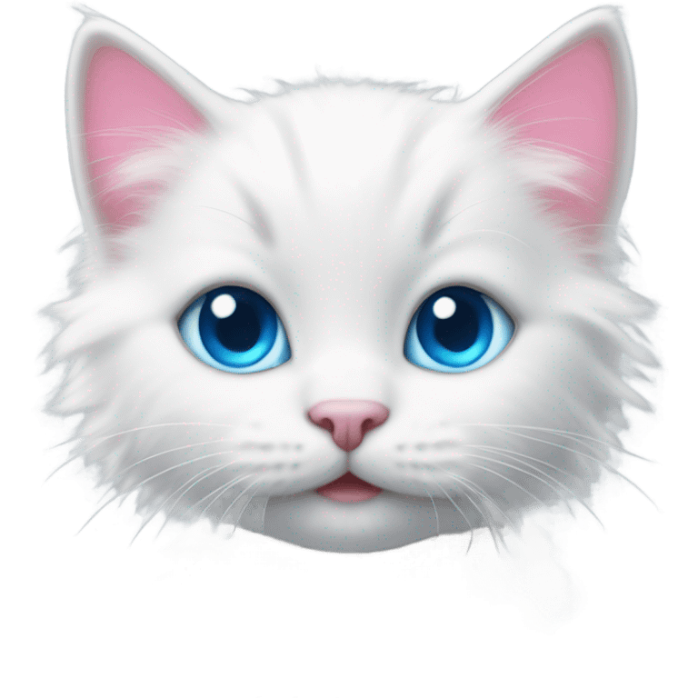 white kitten emoji