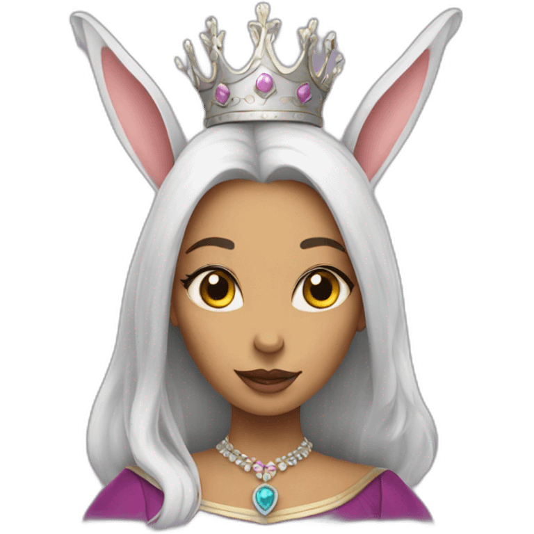 queen-lady-rabbit emoji