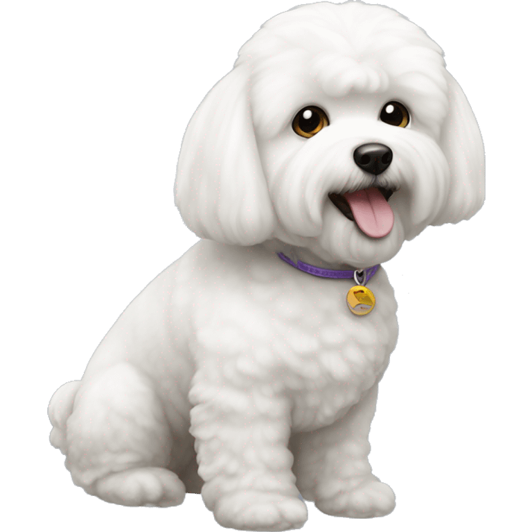 make a bichon frise dog emoji