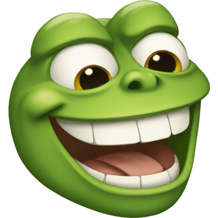 Pepe laughing  emoji