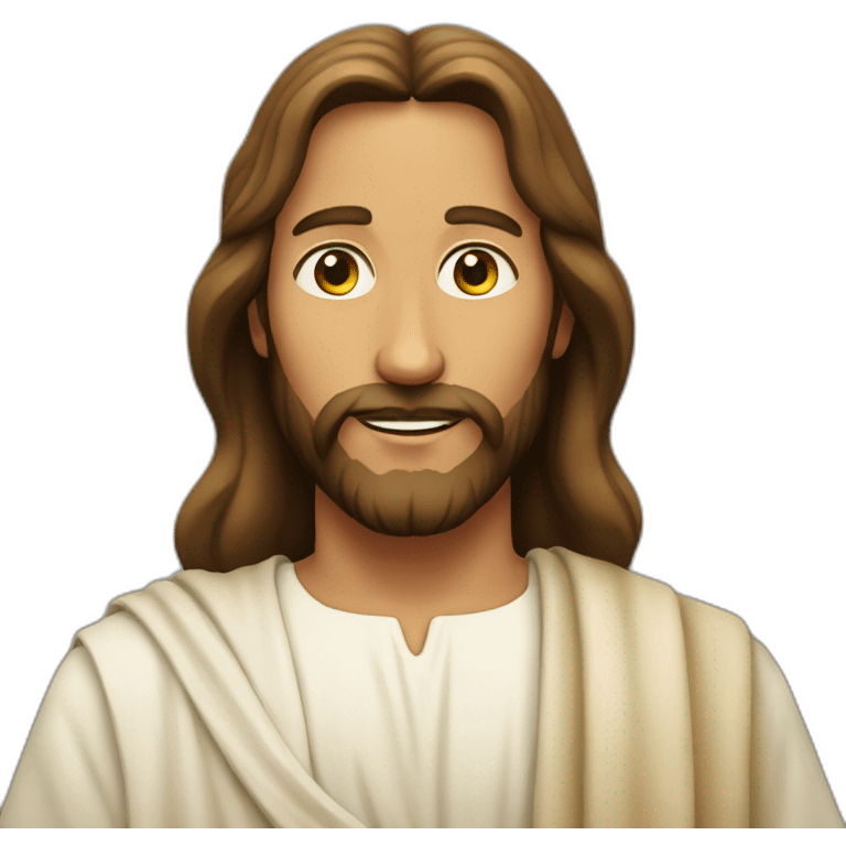 Jesus loving the world  emoji