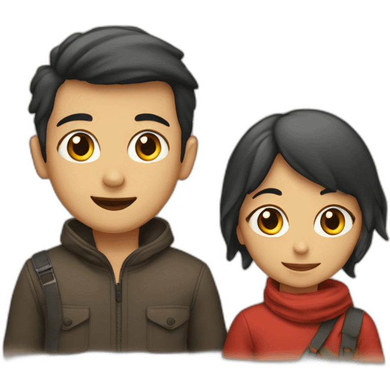 boy and girl in istambul emoji