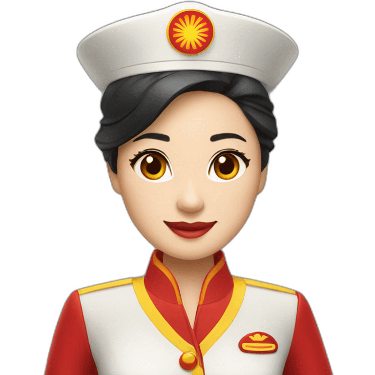 Hainan Airlines cabin crew emoji