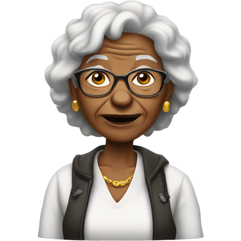 Gangsta grandma   emoji