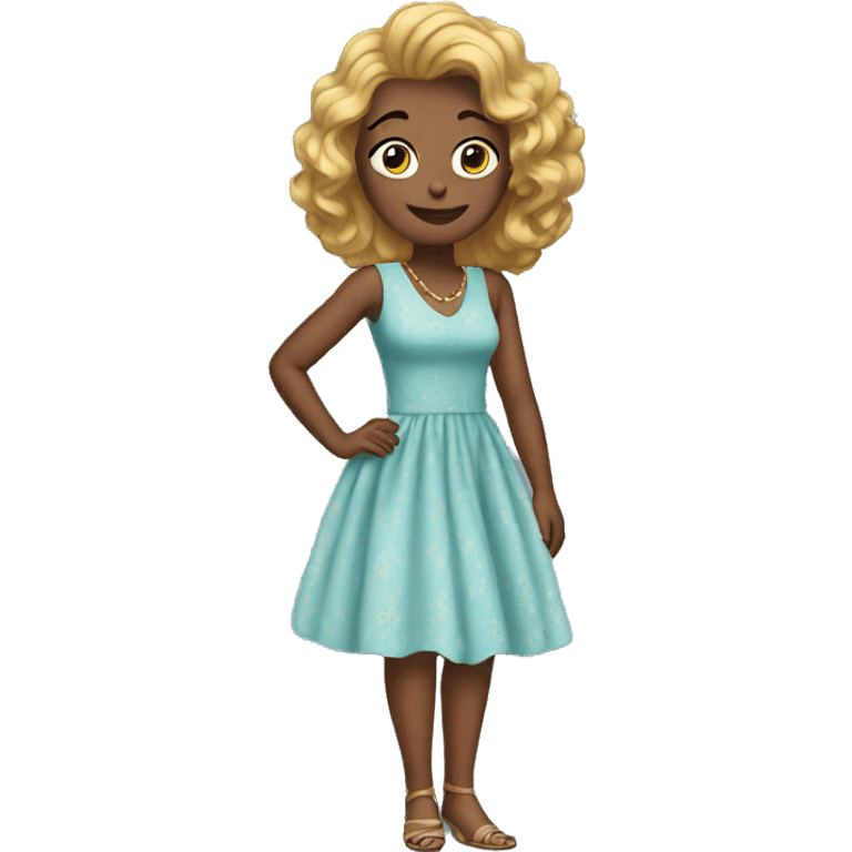 alex in a dress emoji