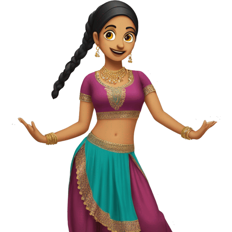 Panjabi balle balle girl dance emoji