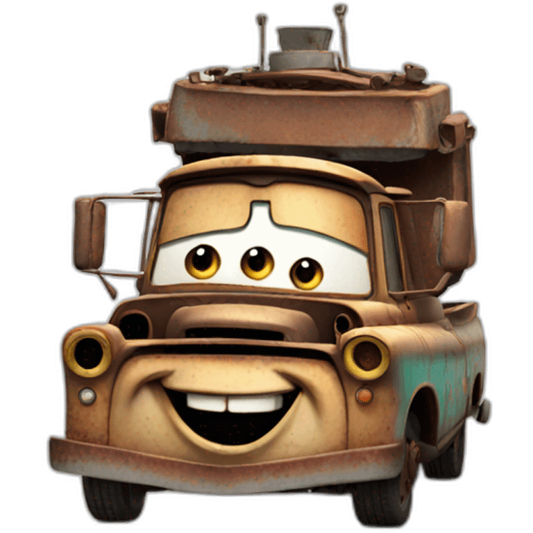 mater from cars movie emoji