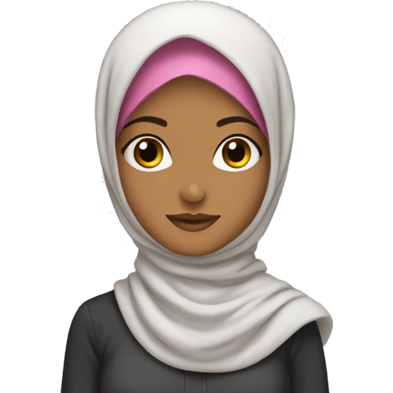 Hijabi girl pretty emoji