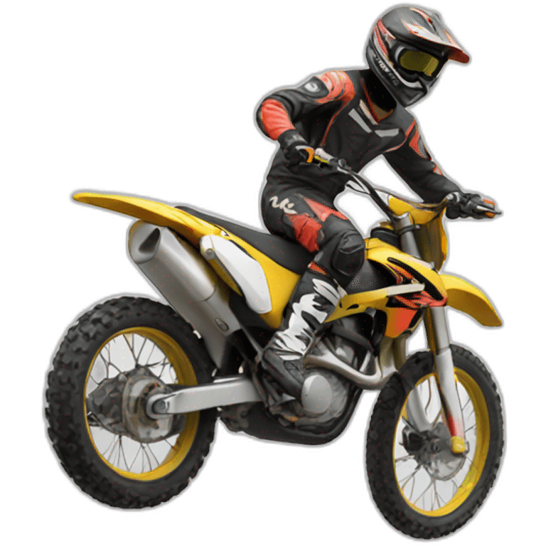 Moto cross emoji