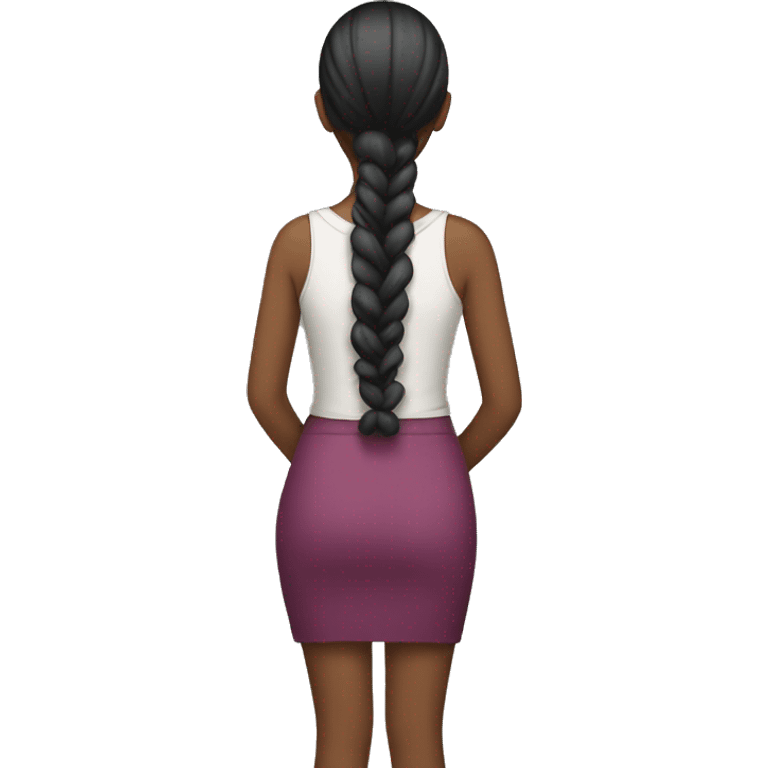 woman back emoji