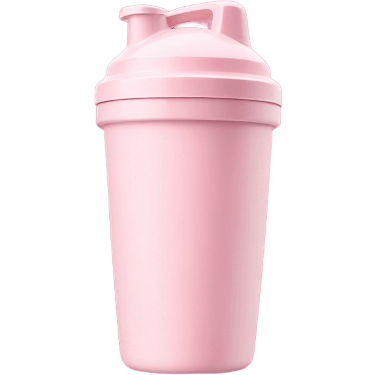 Light Pink protein shaker cup emoji