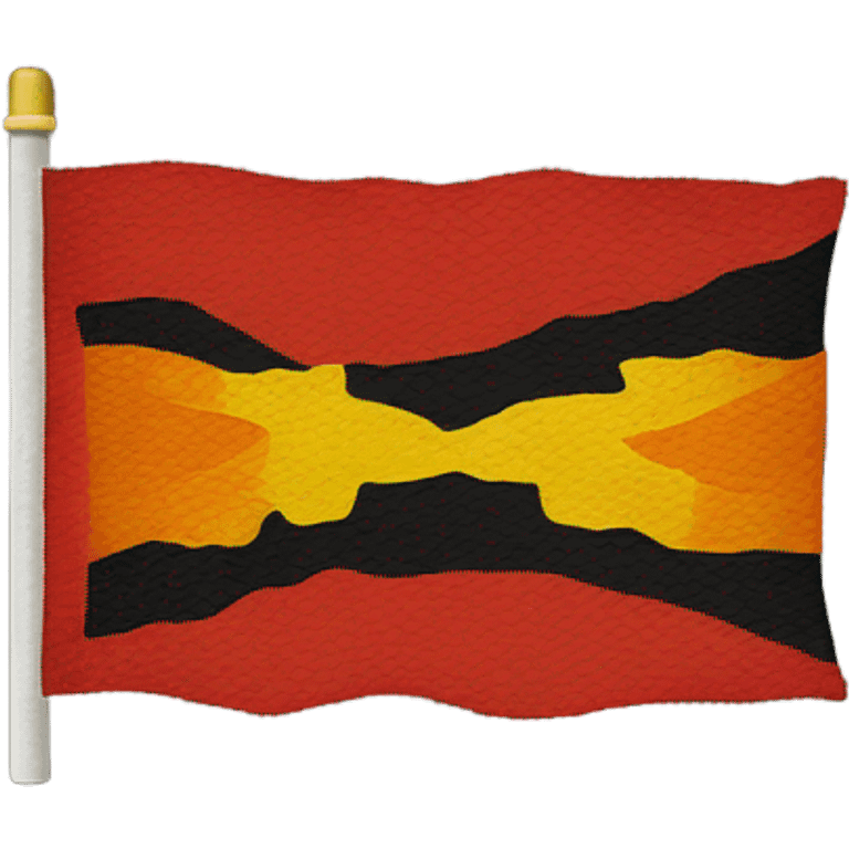 Aboriginal flag emoji