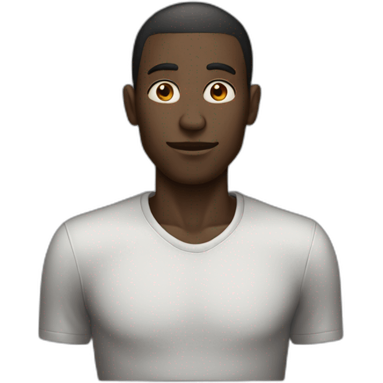 very very skinny black man emoji