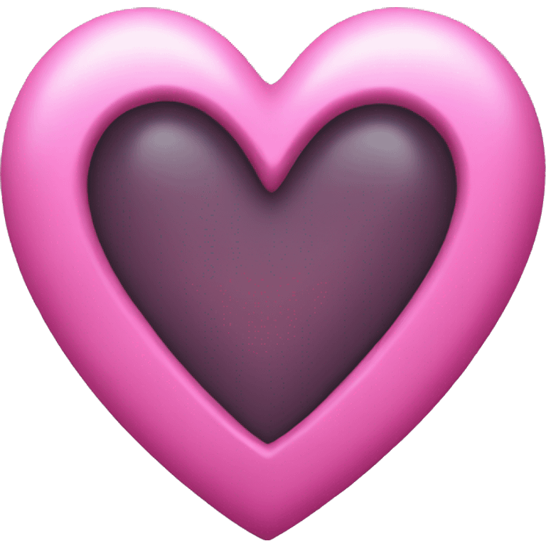 Pink hearth  emoji