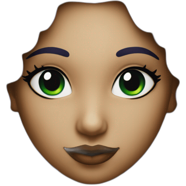 mardi gras girl emoji