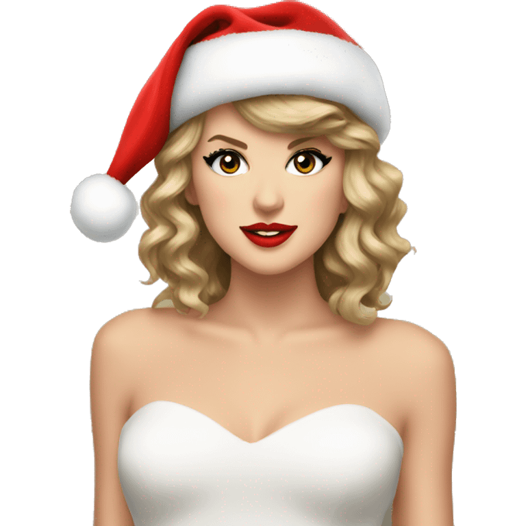 Taylor swift Christmas emoji