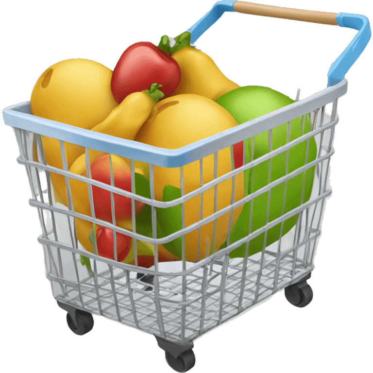 Shopping basket.  emoji