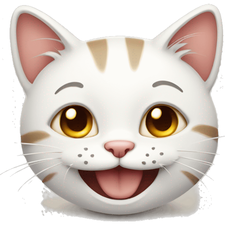 cute grin cat emoji