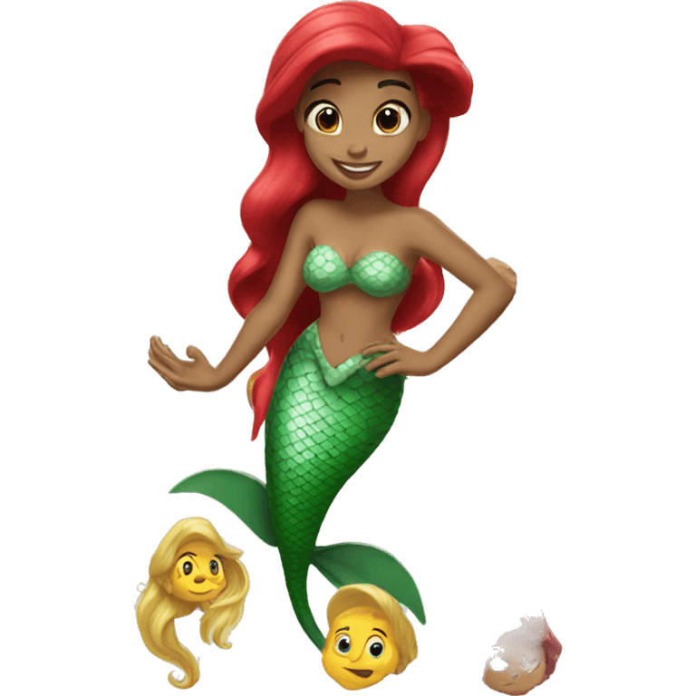 the little mermaid  emoji