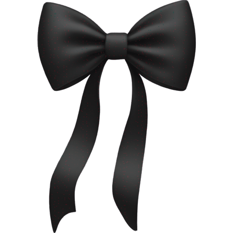 black bow emoji