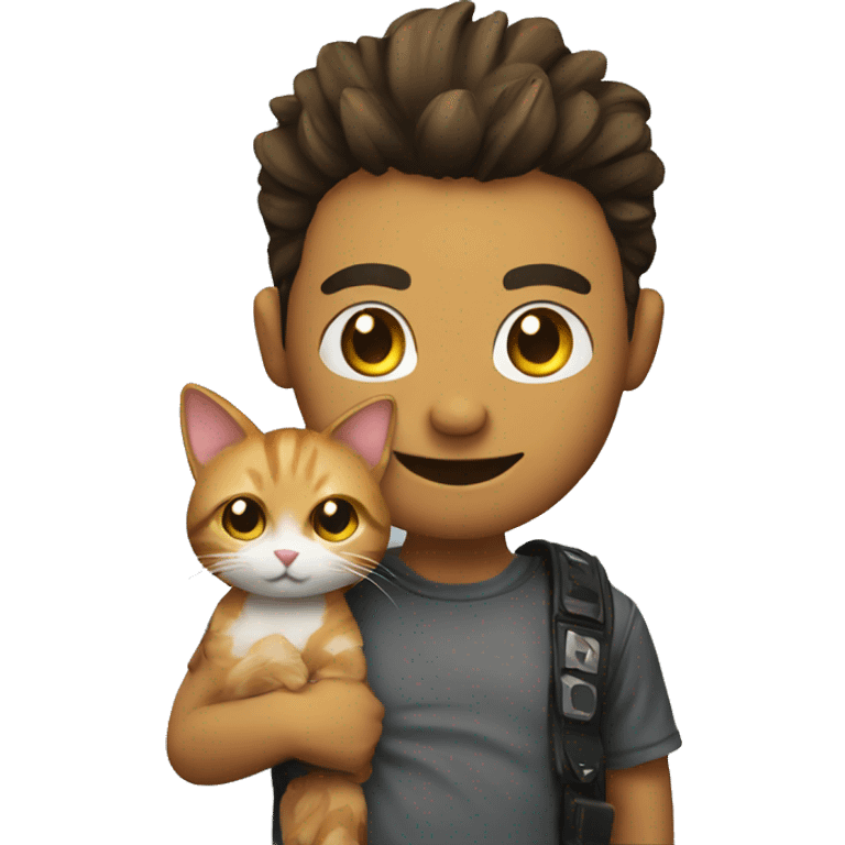 gamer with cat emoji