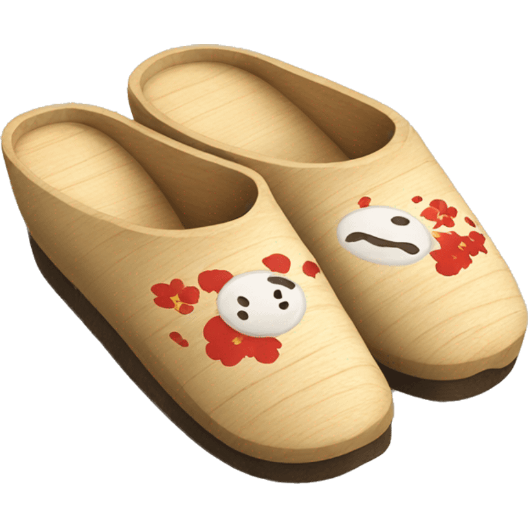 Japan wooden slippers emoji