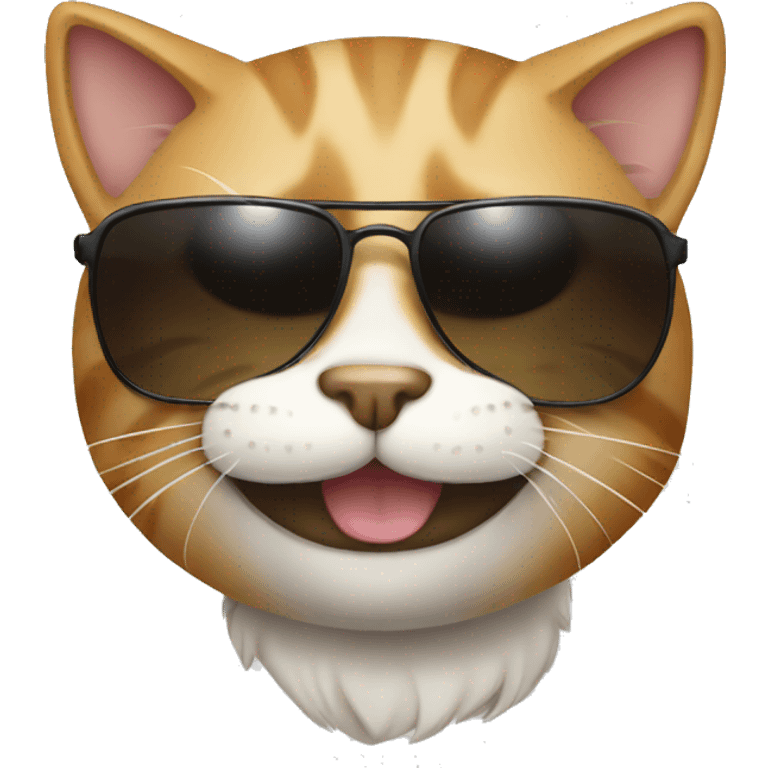 Cat with sunglasse emoji