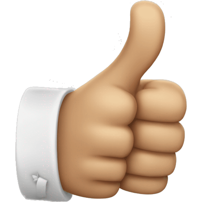 Thumbs up with a bow emoji