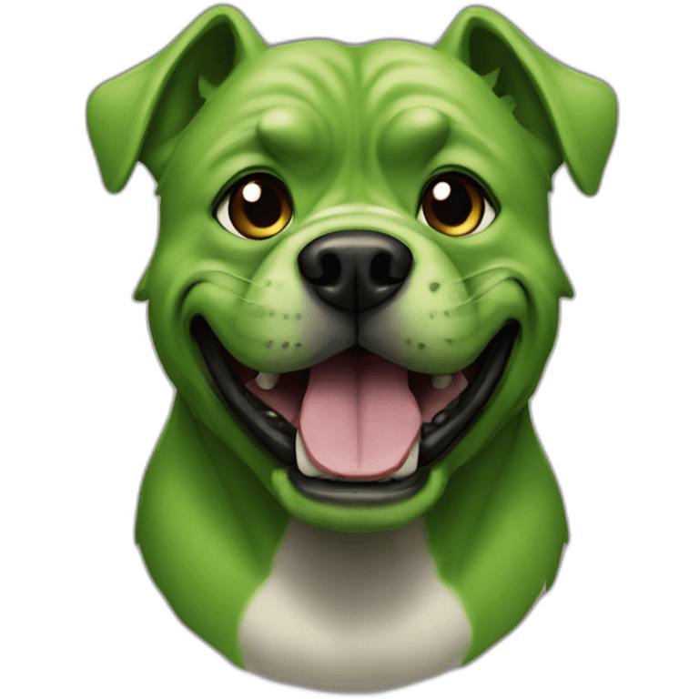 Dog as hulk emoji