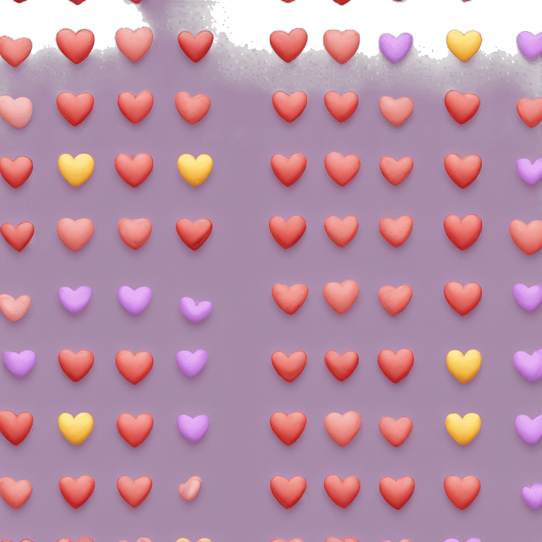 Love hearts emoji