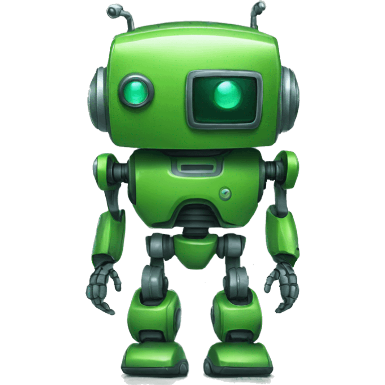 green robot emoji