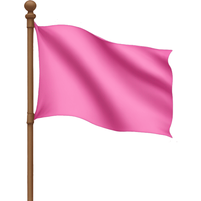 Pink flag  emoji