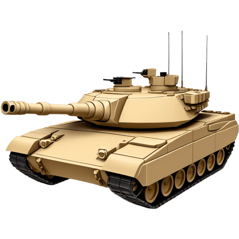 M1 Abrams Tank (sand colour) emoji