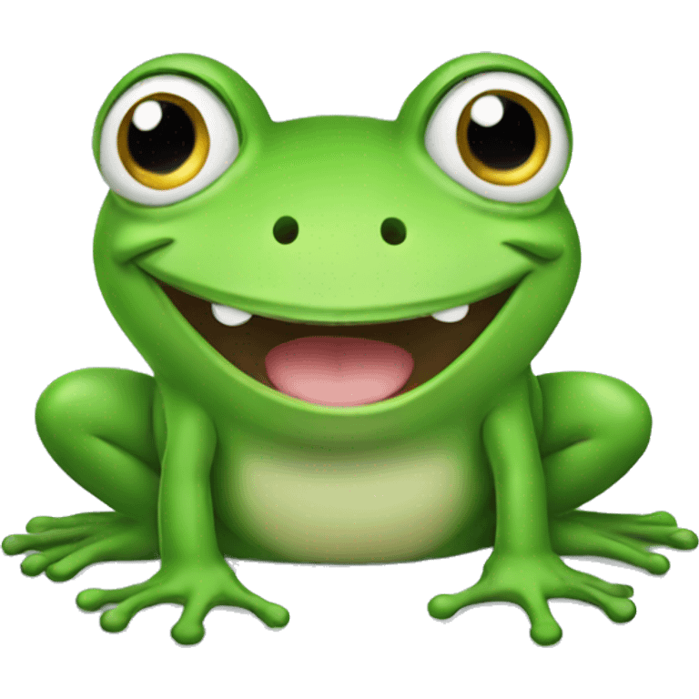 happy frog emoji