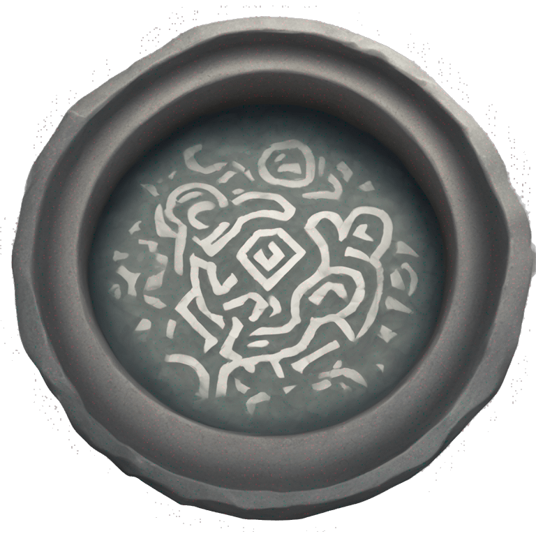 
The Pensieve is a wide, shallow stone basin with intricate runes around its edges. It holds a silvery, swirling substance that allows users to view and experience memories in real-time. emoji