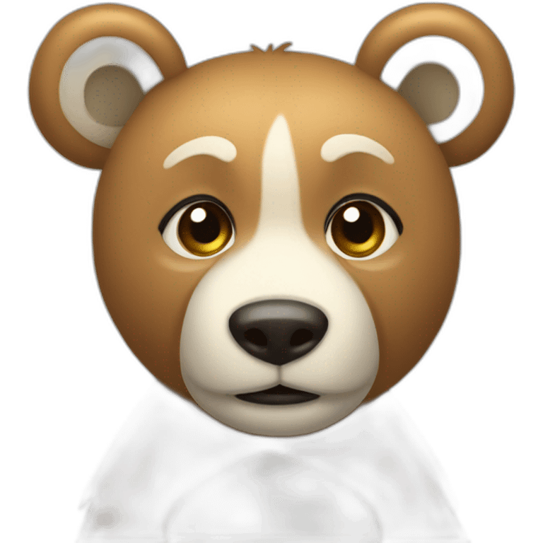 Un oso coquette  emoji