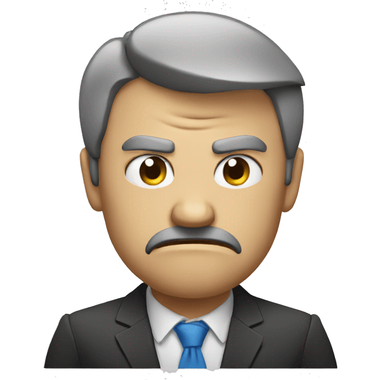 Angry boss emoji