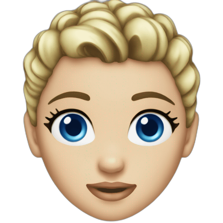 Miley Cyrus blue eyes emoji