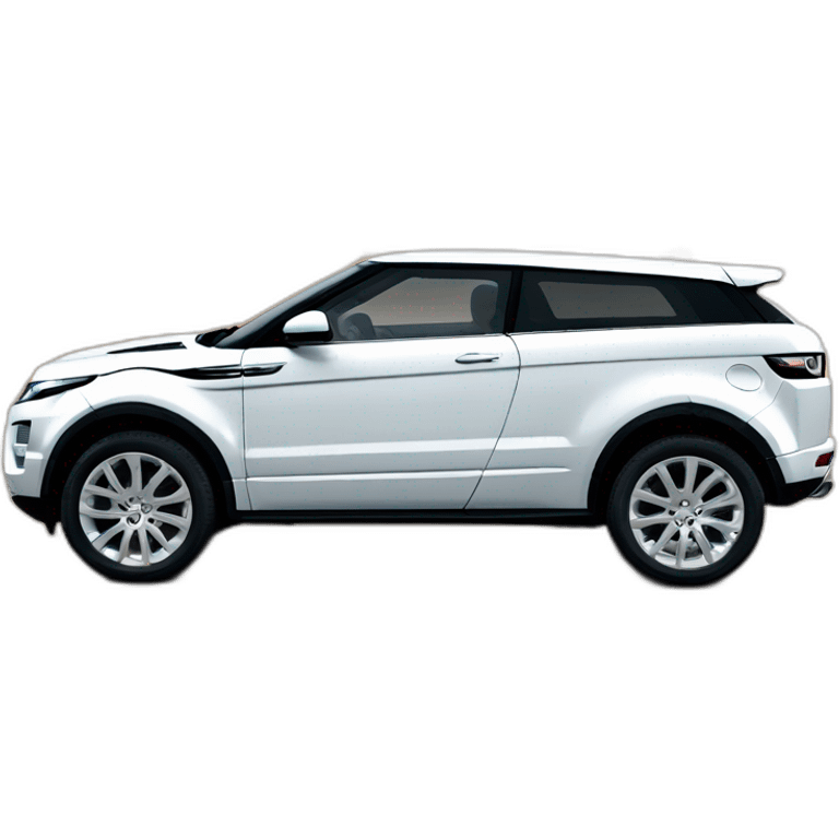 white new Range Rover Evoque emoji