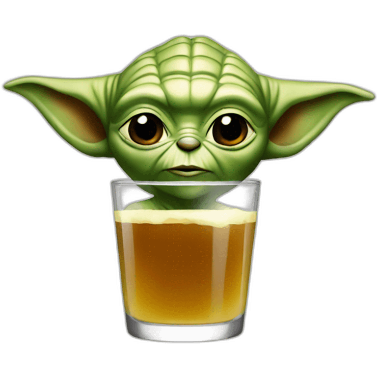 Yoda-drink emoji