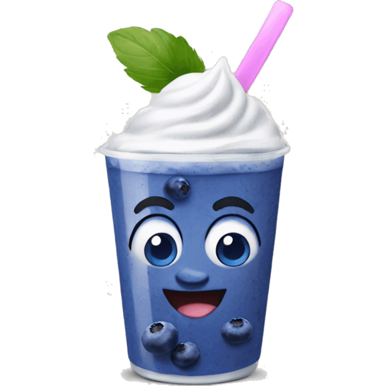 blueberry yogurt emoji