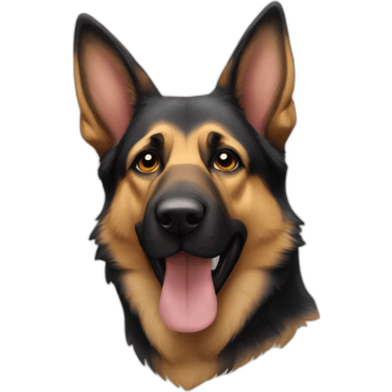 German shepherd dog emoji