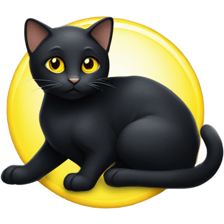 Black cat emoji