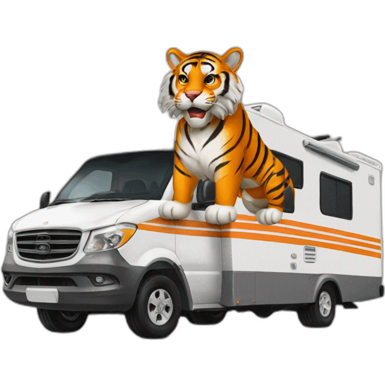 Clemson-tiger-driving-a-class-a-rv emoji