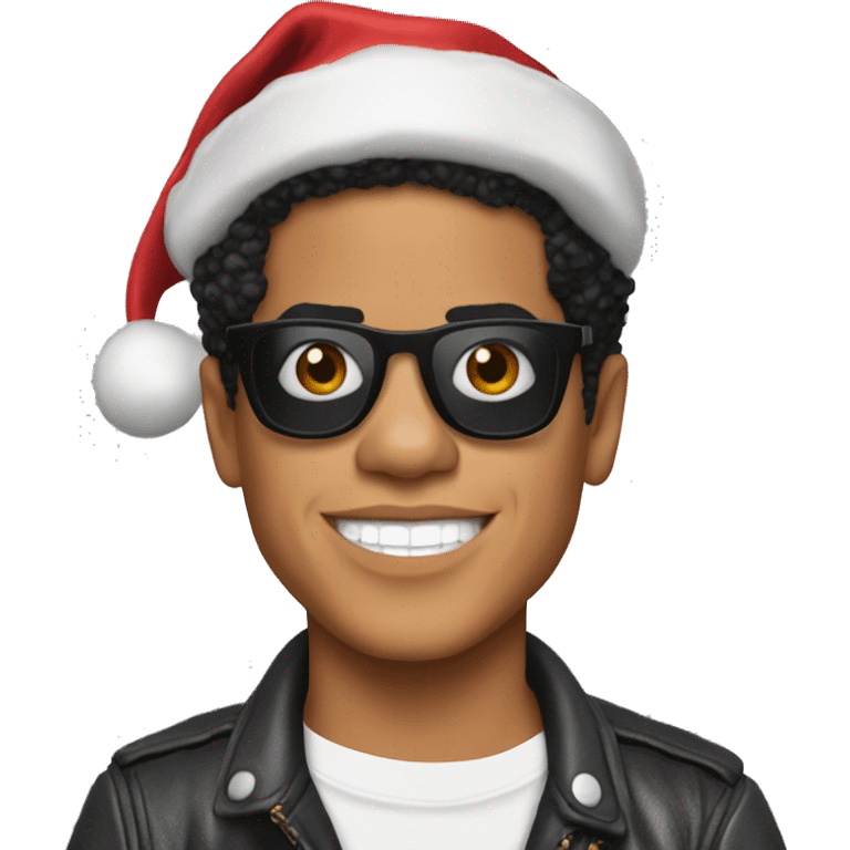 bruno mars as santa emoji